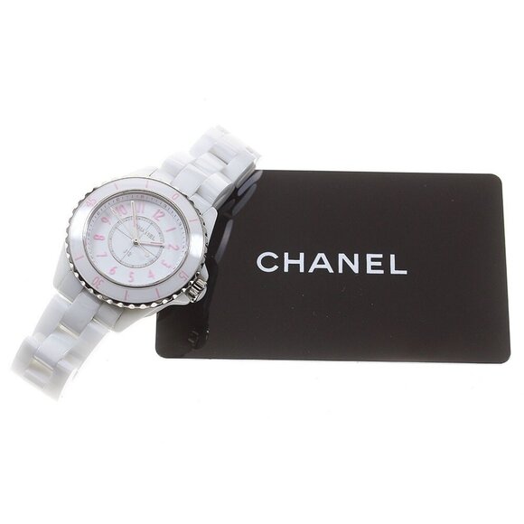 CHANEL J12 Pink Blush H6755 World limited 1200 Quartz Ladies Watch_850173 - Picture 1 of 7